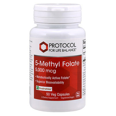 5-Methyl Folate 5000mcg 50 capsules