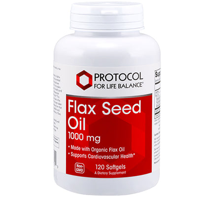 Flax Seed Oil 1000mg 120 Softgels