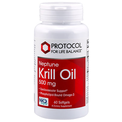 Neptune Krill Oil 500mg 60 Softgels