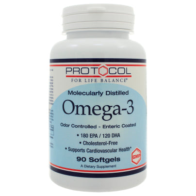 Omega-3 Molecularly Distilled 90 Softgels