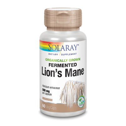 Organically Grown Fermented Lion's Mane Mushroom 60 capsules