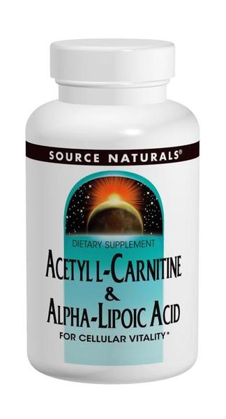 Acetyl L-Carnitine & Alpha-Lipoic Acid 120 tablets