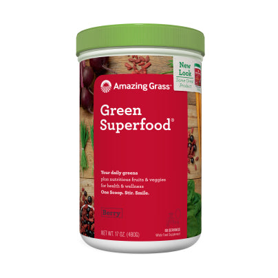 Berry Green SuperFood Powder 17 Ounces
