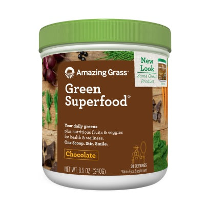 Chocolate Green SuperFood 8.5 Ounces