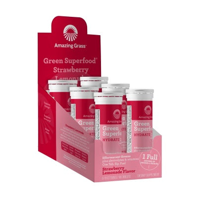 Effervescent Hydrate Strawberry Lemonade 6 Tubes