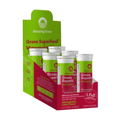 Effervescent Hydrate Watermelon Lime 6 Tubes