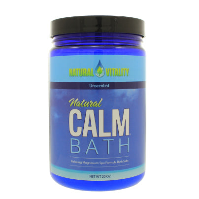 Natural Calm Bath, Unscented 20 Ounces