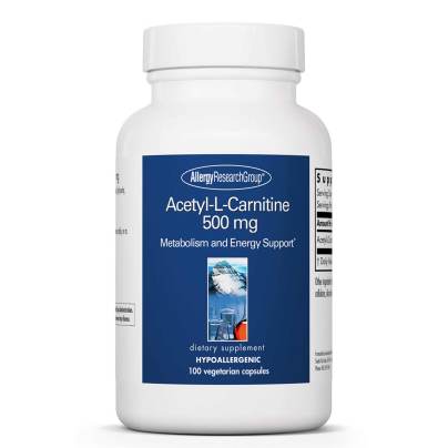 Acetyl L-Carnitine 500mg 100 capsules