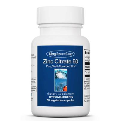 Zinc Citrate 50mg 60 capsules