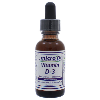 Micro Vitamin D3 2,000IU Liquid 1 Ounce