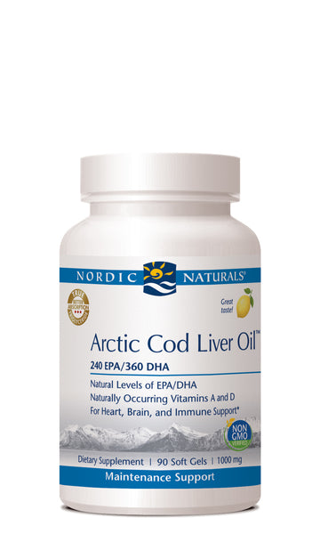 Arctic Cod Liver Oil Lemon 90 gels