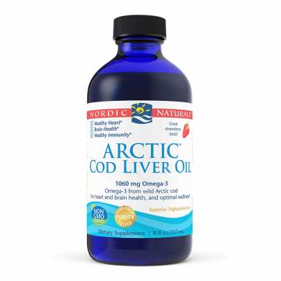 Arctic Cod Liver Oil Strawberry 8 Ounces