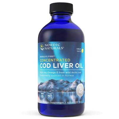 Concentrated Arctic Cod Liver Oil 8 Ounces