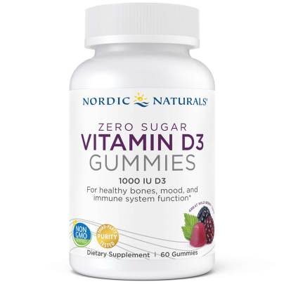 Zero Sugar Vitamin D3 Gummies 60 gummies