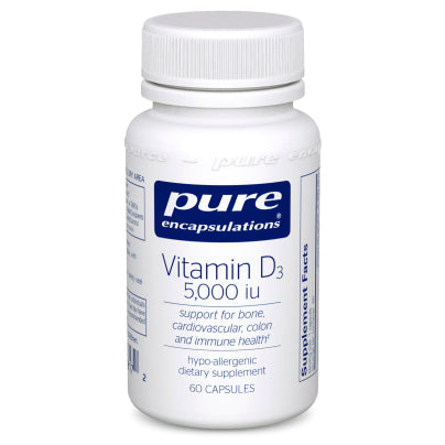 Vitamin D3  125 mcg (5,000 IU) 60's