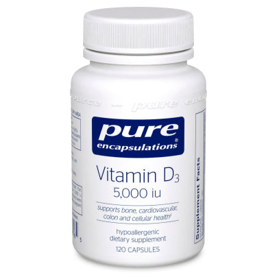 Vitamin D3  125 mcg (5,000 IU) 120's