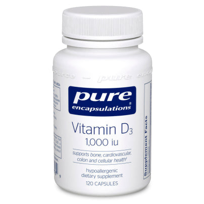 Vitamin D3  25 mcg (1,000 IU) 120's