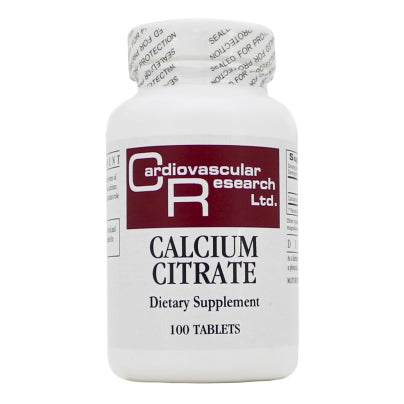 Calcium Citrate 165mg 100 tablets