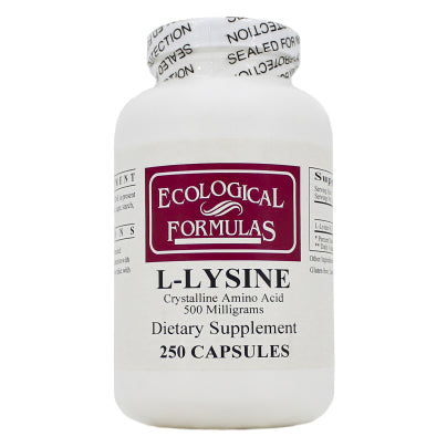 L-Lysine 500mg 250 capsules