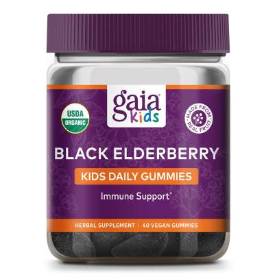 GaiaKids Everyday Elderberry Gummies 40 Gummies