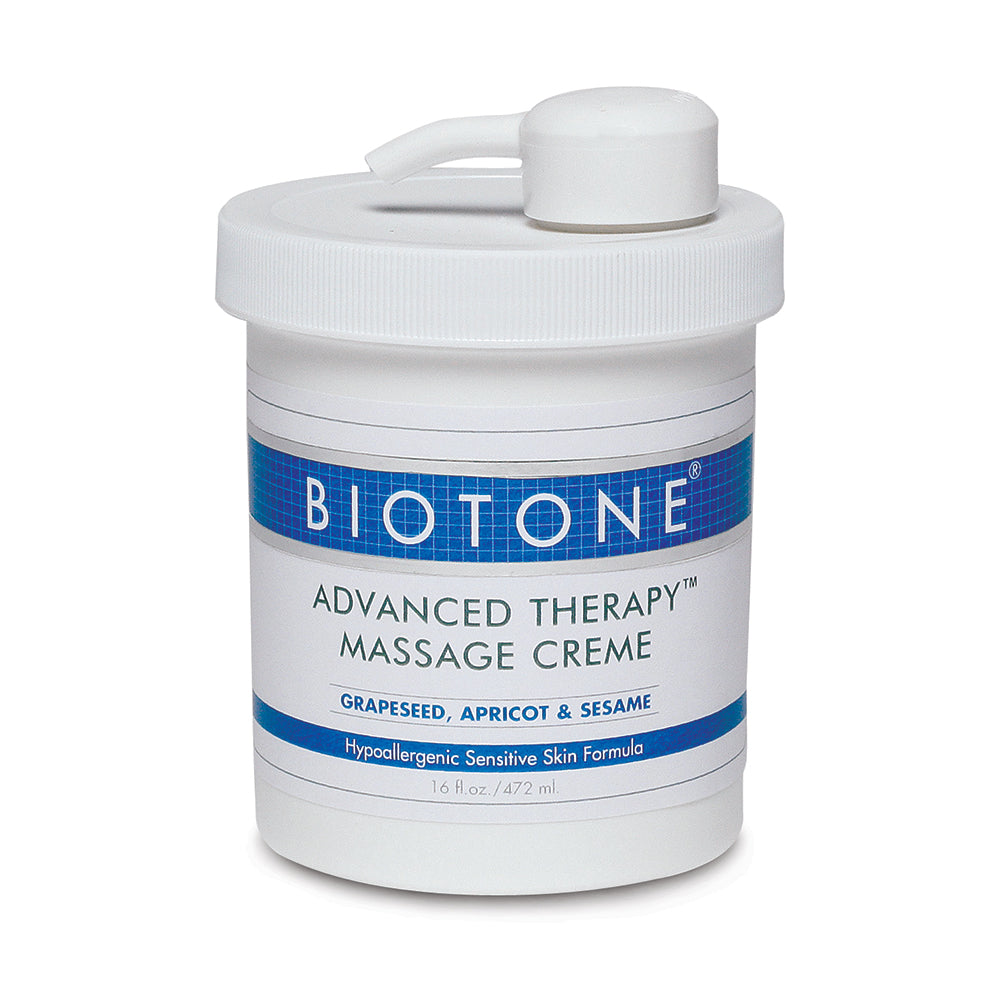 Biotone Advanced Therapy Massage Creme 16 Oz Unscented Hypoallergenic 1 JR