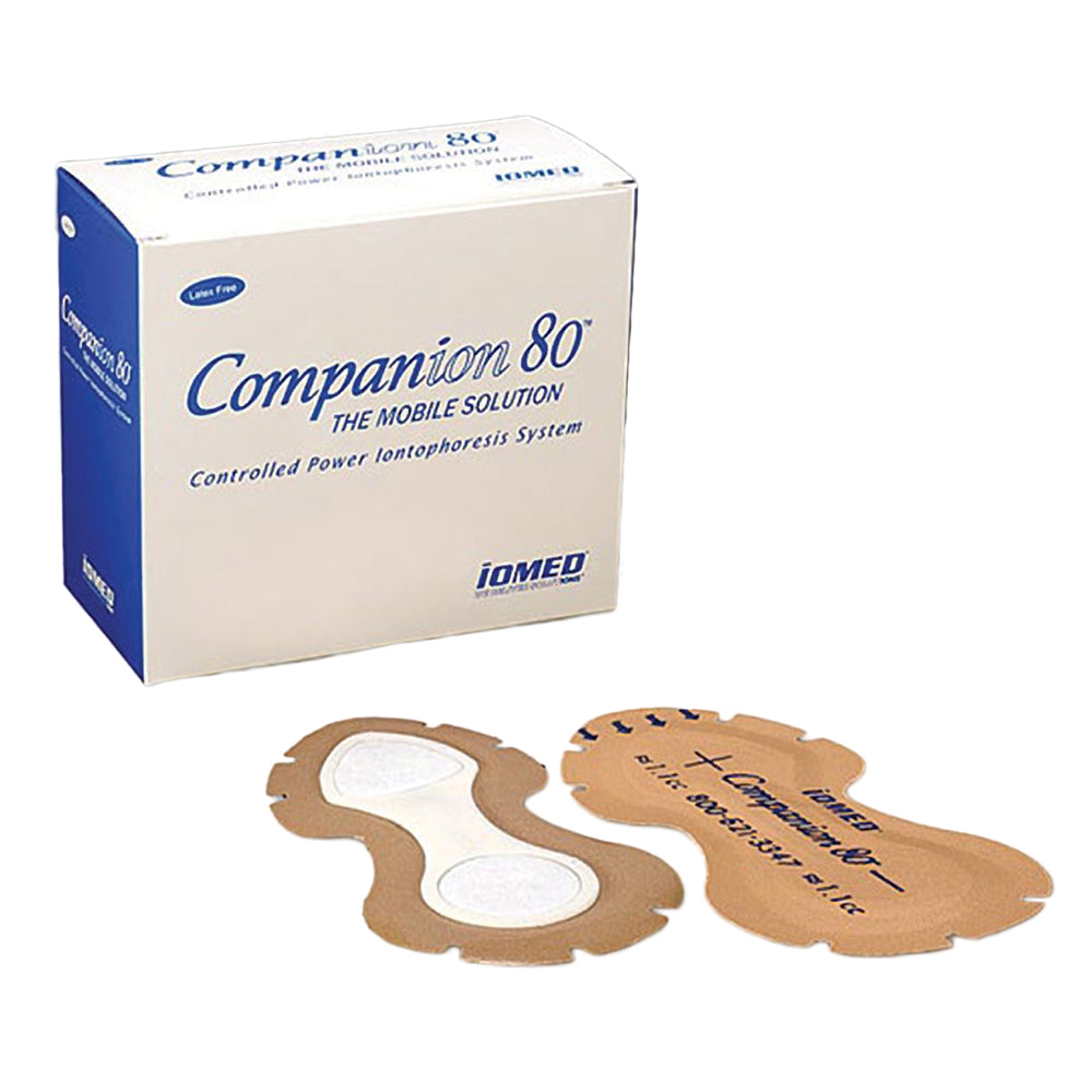 Companion 80 Iontophoresis System 6.5cm Active Area 6 Treatment Kits/Box 1 BX