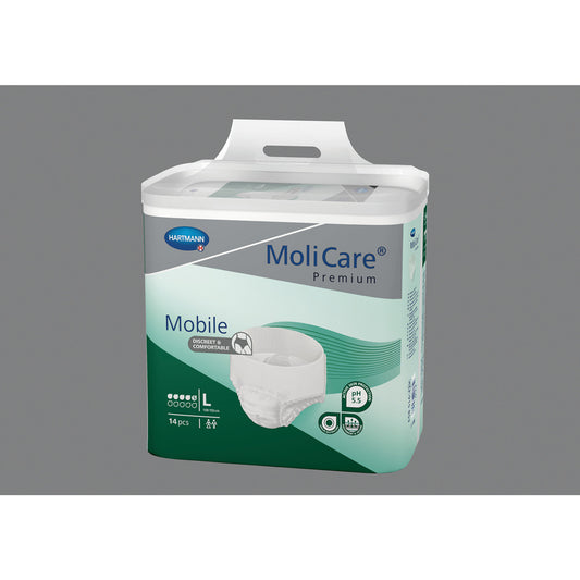 Molicare Premium Mobile 5d Disposable Protective Underwear M 14/Bag 1 PK