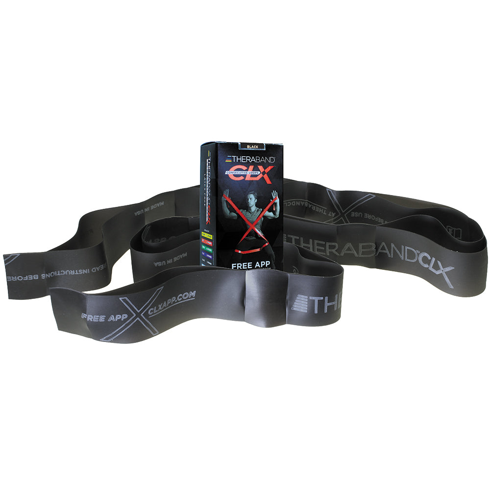 Theraband Clx - 5' Individual Black / Special Heavy 1 EA