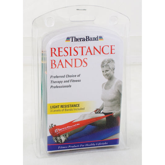 Thera-Band Exercise Band Refill Kit Light Includes (1) Each 5' Yellow 5' Red 5' Green 1 EA