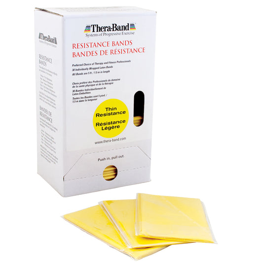 Thera-Band Dispenser Pack Yellow Light 30/Box 1 BX
