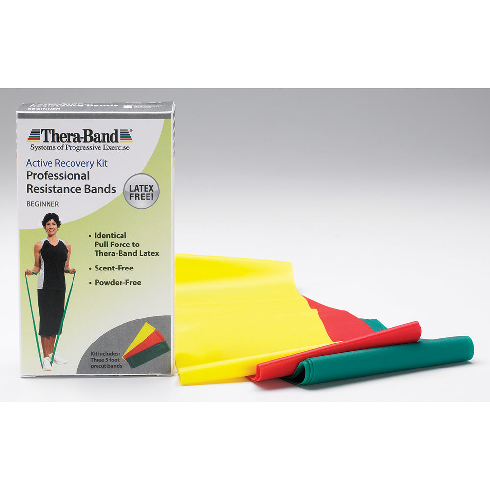 Thera-Band Latex-Free Professional Resistance Band Kit Beginner 1 KT