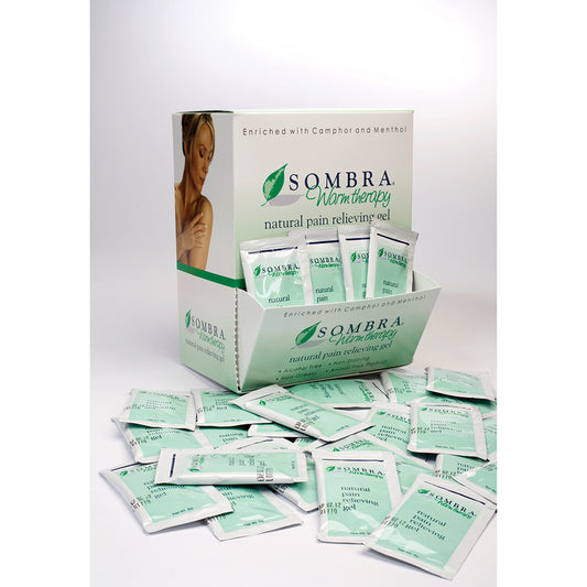 Sombra 5g Sample Pack Box 100 Samples Per Box Citrus Scented Quick-Absorption Formula 1 BX